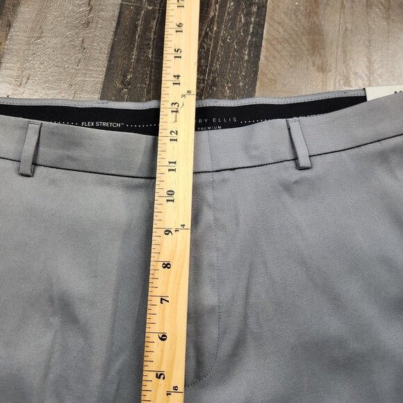 Mens Perry Ellis Premium size 40x30 Tailored Fit Flex Stretch Dress Pants - Picture 7 of 12